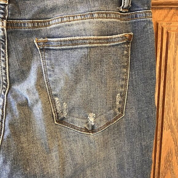 Judy Blue Relaxed Fit Jeans Women's 15 / 32 Distressed 32 x 27 Midrise - Picture 9 of 15